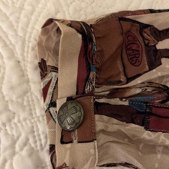 Double D Ranchwear Tobacco Salesman Top, size 1X - Picture 8 of 12